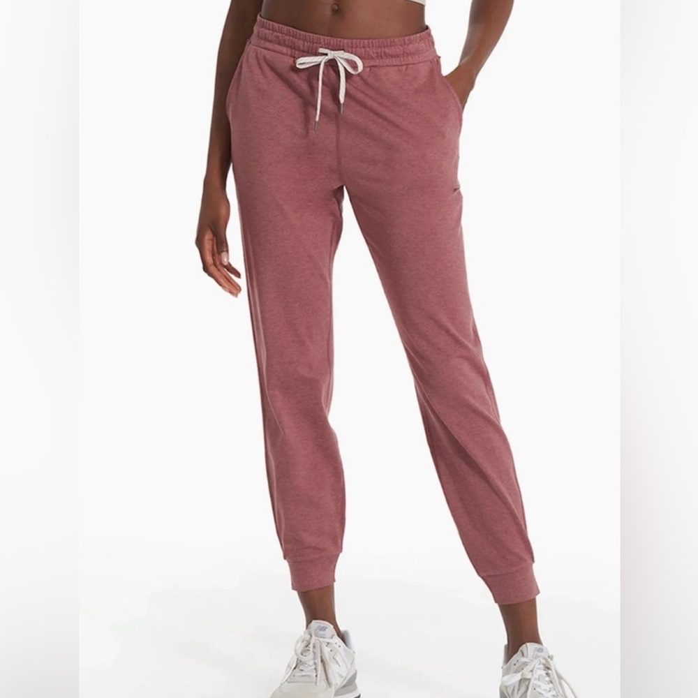 Vuori Dusty Rose Track Joggers with Drawstring